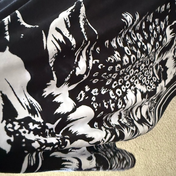 Soma Black Strapless Dress with Tropical Bottom detail L - Picture 4 of 6